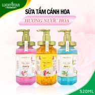 Sữa Tắm Cánh Hoa Lucky Star Chai 520ml